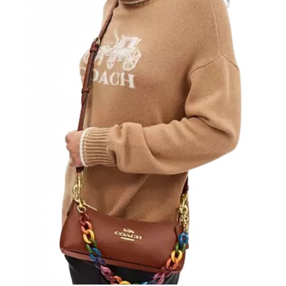 Coach Charlotte Shoulder Bag 🐻 - Picture 3 of 17